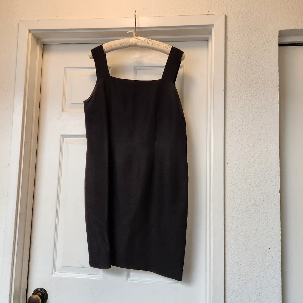 Petite Sophisticate Black Mini Dress